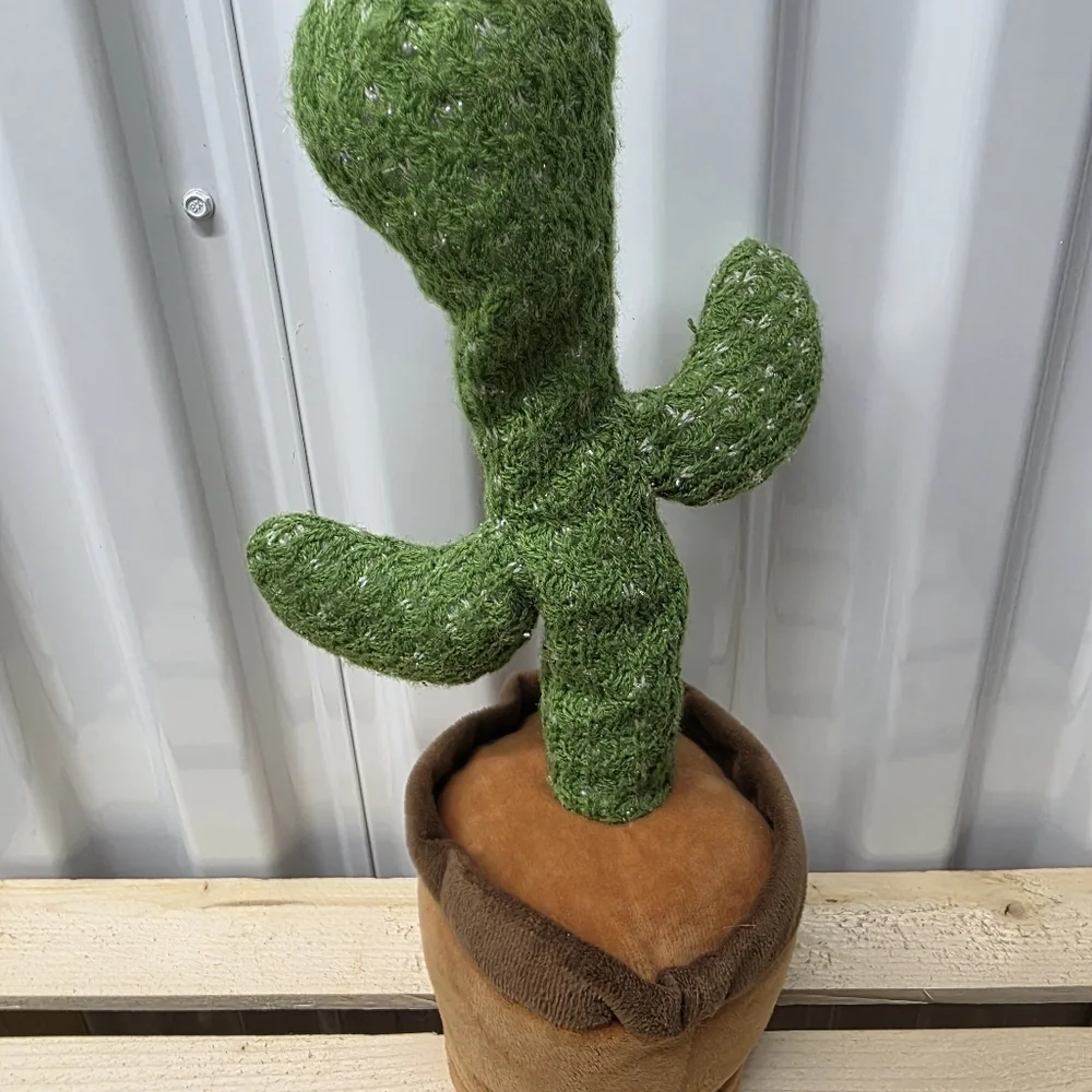 Green Plush Cactus Toy - Picture 4 of 4